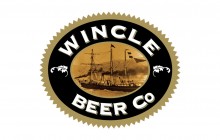 Wincle Beer Company Logo ellipse with picture of Shackleton's ship the nimrod